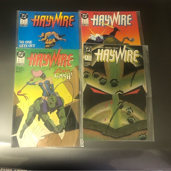 Haywire - DC Comic Bundle - 4 qty - Issues # 1 thru to #4 - in good shape - Picture 3 of 16